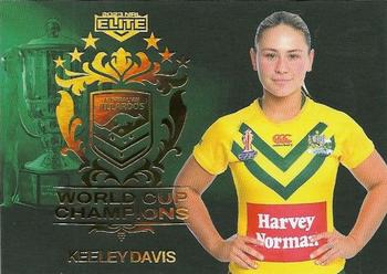 2023 NRL Traders Elite - World Cup Champions #WCC28 Keeley Davis Front